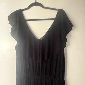 INC International Concepts Black Maxi jumpsuit size XL